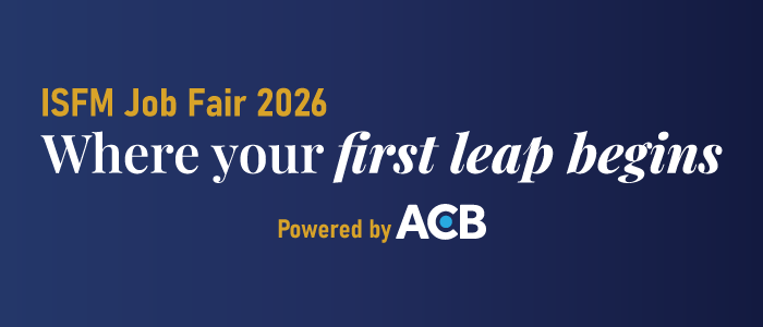 ISFM Job Fair 2026 - Where your first leap begins